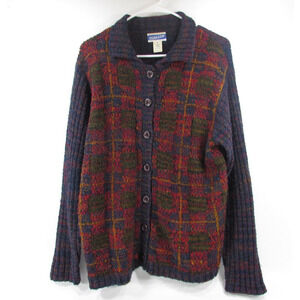 Vintage Pendleton Women's Size Med Button Up Acrylic Blend Cardigan Sweater
